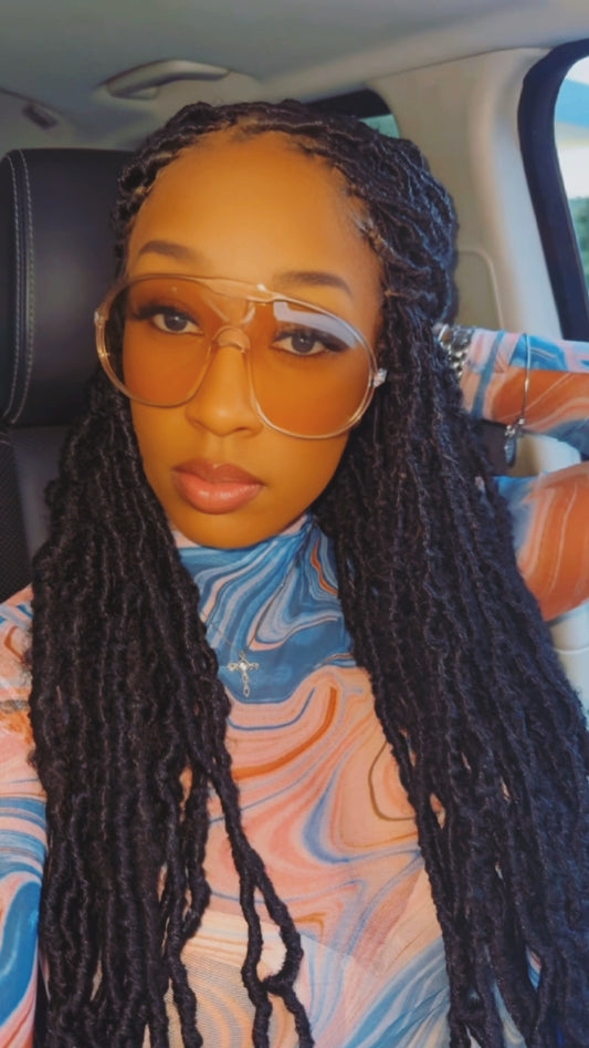 Luxe VII Distressed Locs Signature Unit 24"